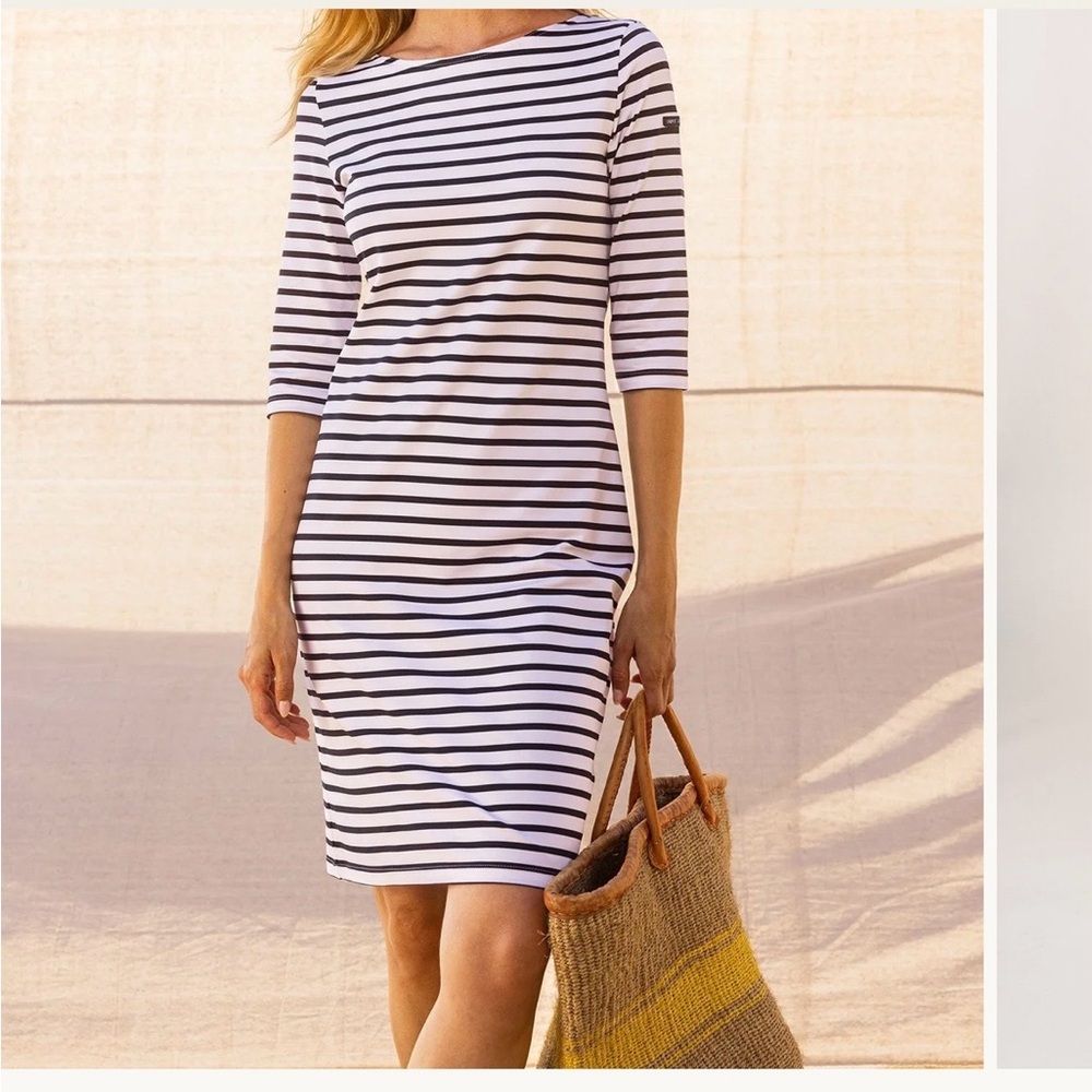 Saint James Breton Stripe Propriano Anti-UV Dress
